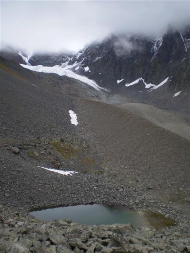 Výstup na Schrankogel (3496 m), Stubaiské Alpy, Tyrolsko, Rakousko