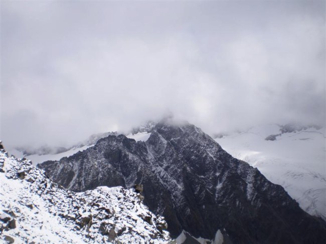 Výstup na Schrankogel (3496 m), Stubaiské Alpy, Tyrolsko, Rakousko
