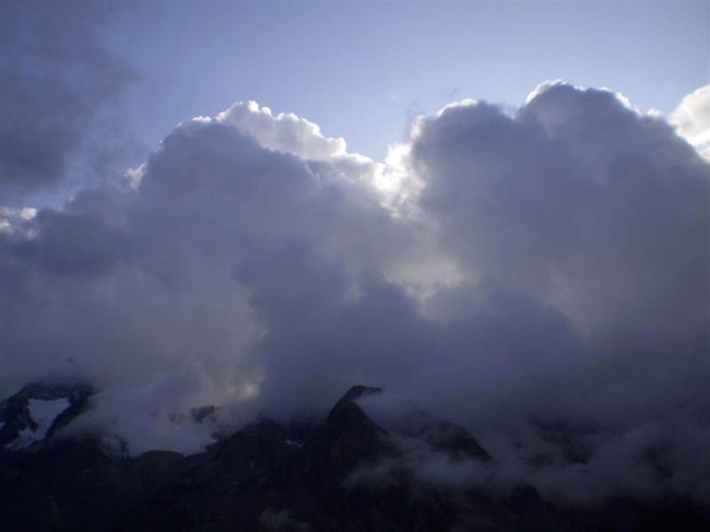 Výstup na Schrankogel (3496 m), Stubaiské Alpy, Tyrolsko, Rakousko