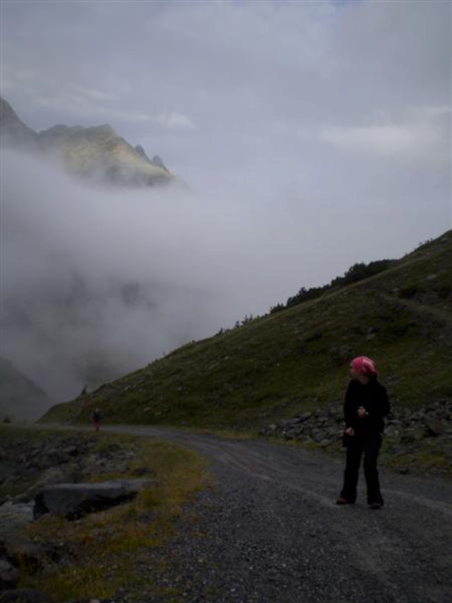 Výstup k chatě Amberger hütte (2135 m), Stubaiské Alpy, Tyrolsko, Rakousko