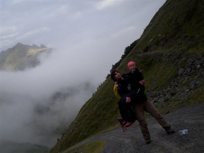 Výstup k chatě Amberger hütte (2135 m), Stubaiské Alpy, Tyrolsko, Rakousko