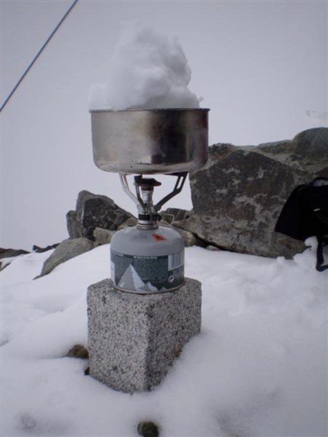 Vrchol Schrankogel (3496 m), Stubaiské Alpy, Tyrolsko, Rakousko