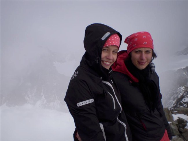 Vrchol Schrankogel (3496 m), Stubaiské Alpy, Tyrolsko, Rakousko