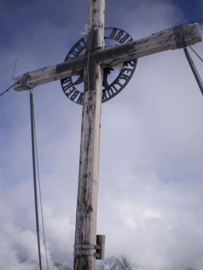 Vrchol Schrankogel (3496 m), Stubaiské Alpy, Tyrolsko, Rakousko