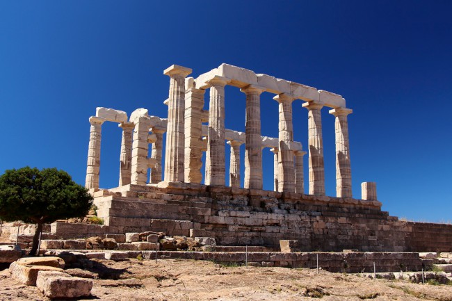 Poseidónův chrám, Mys Sounion, Řecko