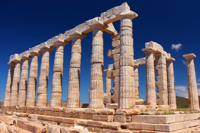 Poseidónův chrám, Mys Sounion, Řecko