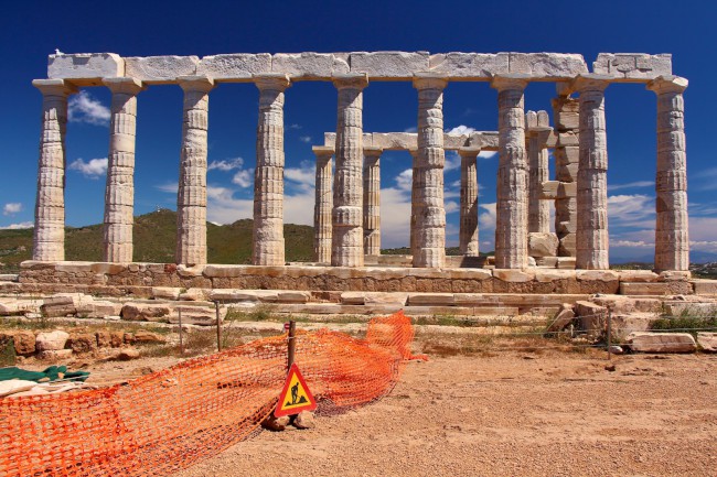 Poseidónův chrám, Mys Sounion, Řecko