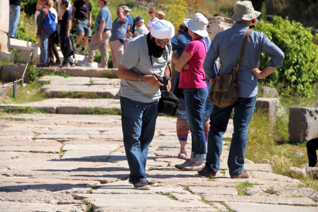 Apollonův chrám, archeologické naleziště, Delfy, Střední Řecko