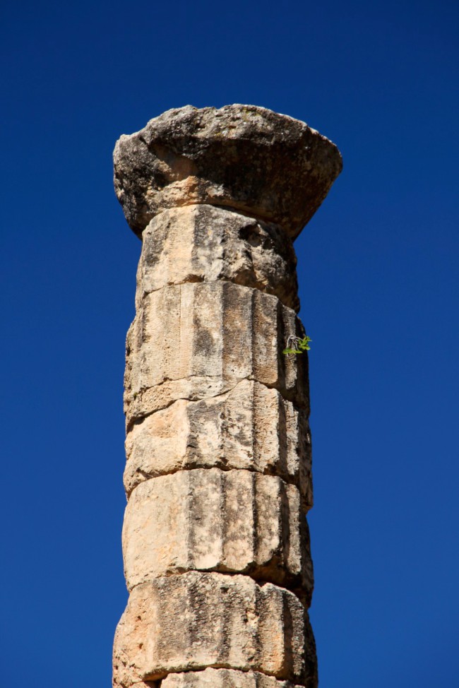 Apollonův chrám, archeologické naleziště, Delfy, Střední Řecko