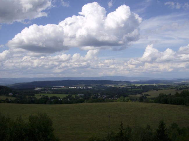 Krásenská rozhledna, Slavkovský les, Doupovské hory