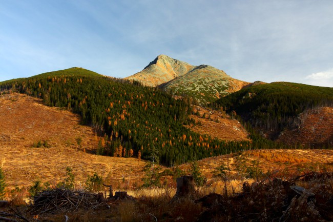 Výstup na horu Kriváň, Vysoké Tatry, Slovensko