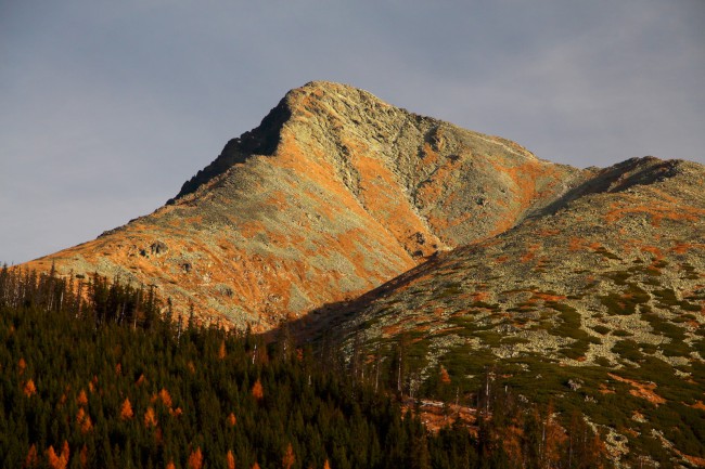 Výstup na horu Kriváň, Vysoké Tatry, Slovensko