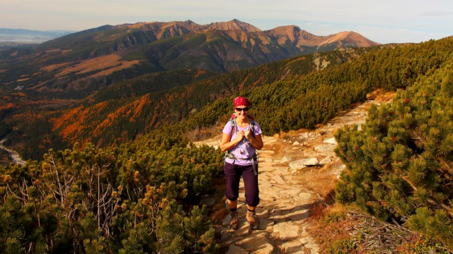 Výstup na horu Kriváň, Vysoké Tatry, Slovensko