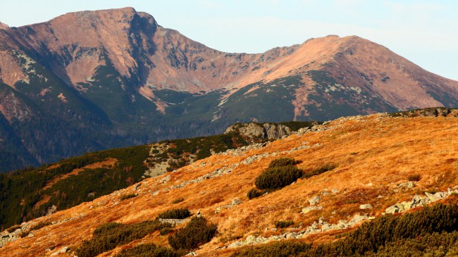 Výstup na horu Kriváň, Vysoké Tatry, Slovensko