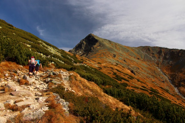 Výstup na horu Kriváň, Vysoké Tatry, Slovensko