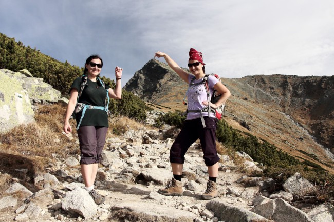 Výstup na horu Kriváň, Vysoké Tatry, Slovensko