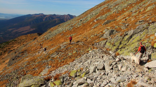 Výstup na horu Kriváň, Vysoké Tatry, Slovensko