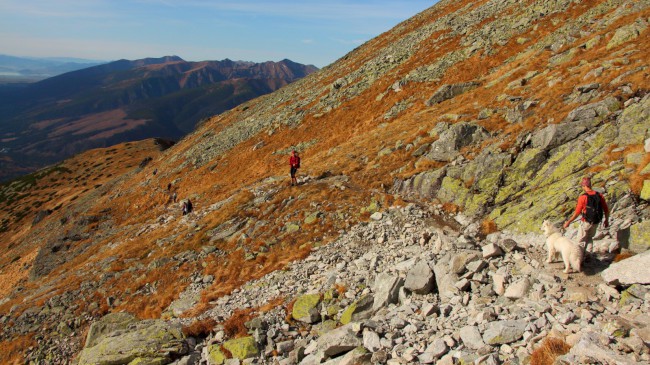 Výstup na horu Kriváň, Vysoké Tatry, Slovensko