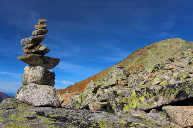 Výstup na horu Kriváň, Vysoké Tatry, Slovensko