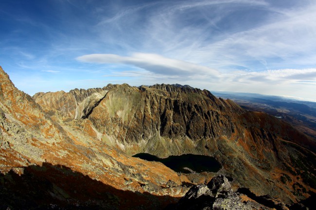 Výstup na horu Kriváň, Vysoké Tatry, Slovensko