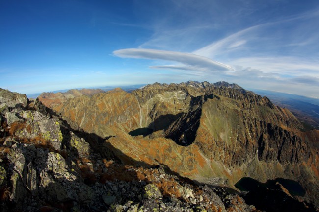 Výstup na horu Kriváň, Vysoké Tatry, Slovensko