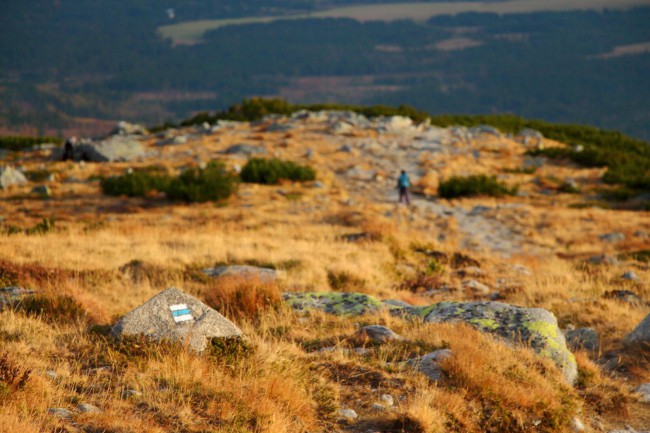 Vrchol hory Kriváň, sestup přes Jamy, Vysoké Tatry, Slovensko