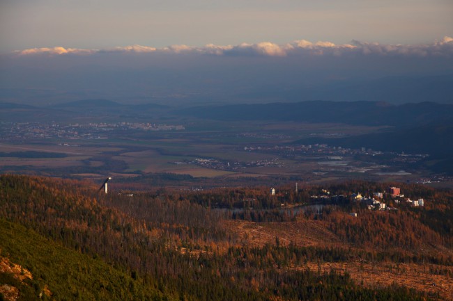 Vrchol hory Kriváň, sestup přes Jamy, Vysoké Tatry, Slovensko