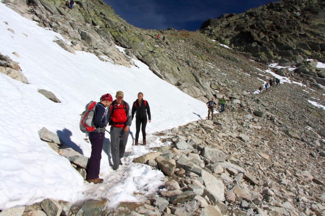 Vrchol Rysy (2503 m), Sedlo Váha, Vysoké Tatry, Slovenská republika