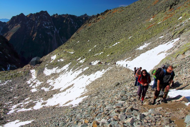 Vrchol Rysy (2503 m), Sedlo Váha, Vysoké Tatry, Slovenská republika