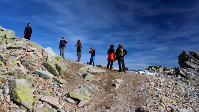 Vrchol Rysy (2503 m), Sedlo Váha, Vysoké Tatry, Slovenská republika