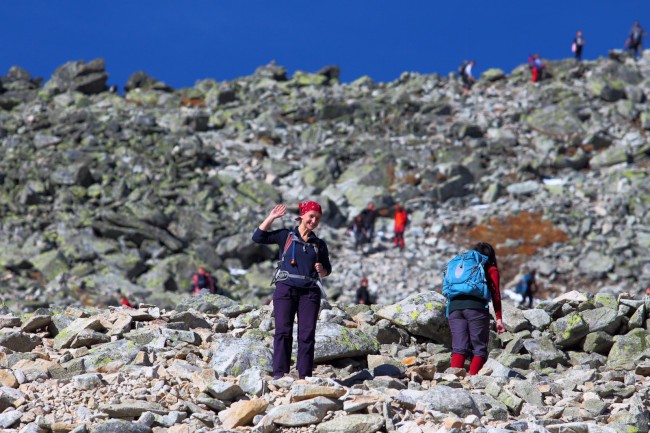 Vrchol Rysy (2503 m), Sedlo Váha, Vysoké Tatry, Slovenská republika