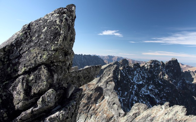 Vrchol Rysy (2503 m), Sedlo Váha, Vysoké Tatry, Slovenská republika