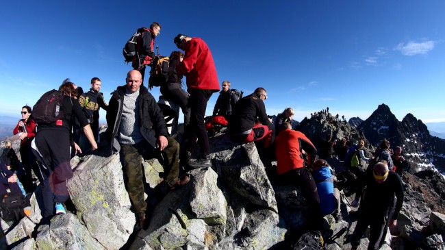 Vrchol Rysy (2503 m), Sedlo Váha, Vysoké Tatry, Slovenská republika