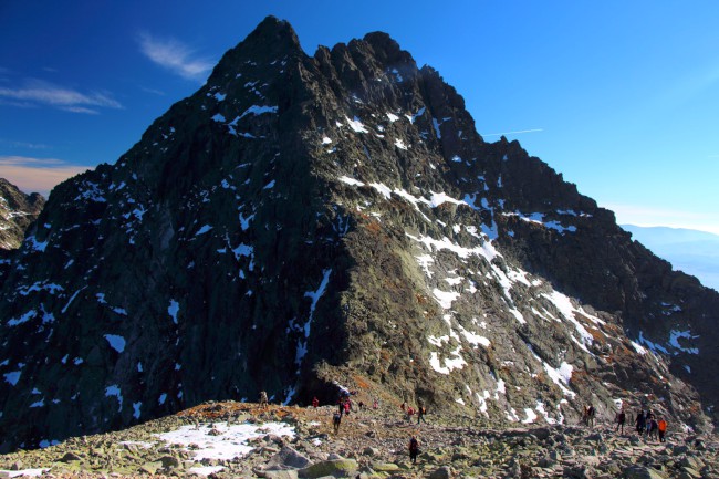 Vrchol Rysy (2503 m), Sedlo Váha, Vysoké Tatry, Slovenská republika