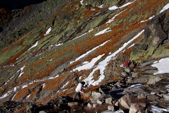 Vrchol Rysy (2503 m), Sedlo Váha, Vysoké Tatry, Slovenská republika