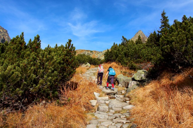 Výstup na Rysy, Chata pod Rysmi, Mengusová dolina, Vysoké Tatry, Slovenská republika