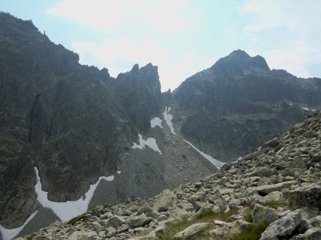 Priečne sedlo, Malá a Velká studená dolina, Vysoké Tatry, Slovensko