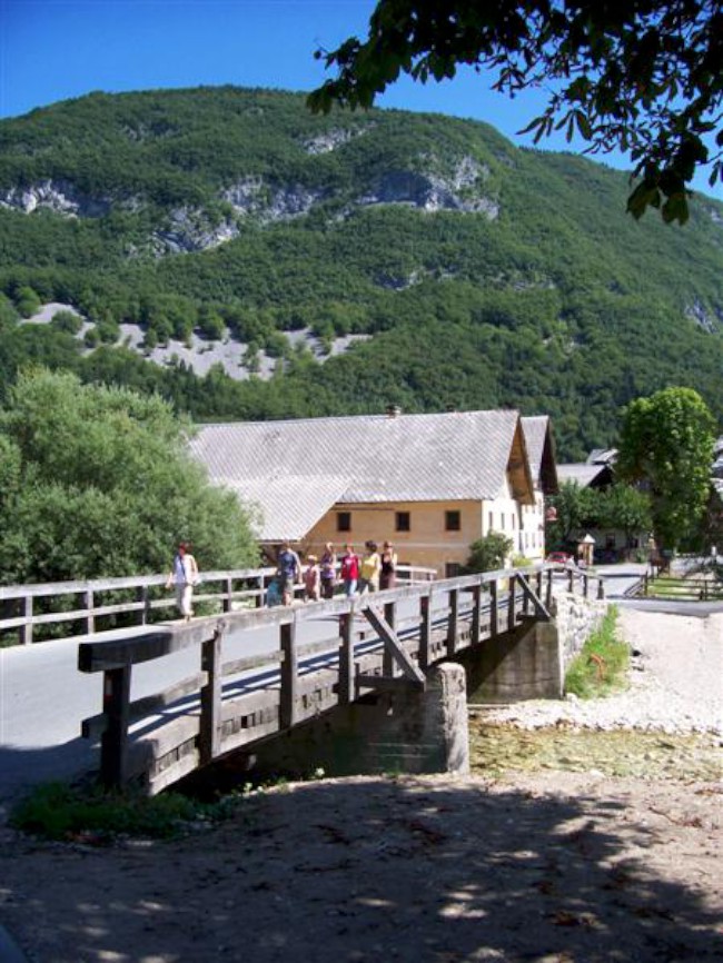 Triglavký národní park, vesnice Srednja vas, Slovinsko