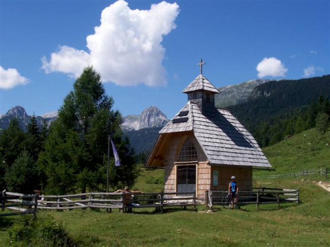 Triglavký národní park, vesnice Srednja vas, Slovinsko