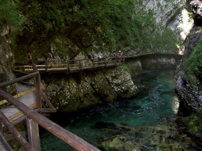 Soutěska Vintgar, Triglavký národní park, Slovinsko