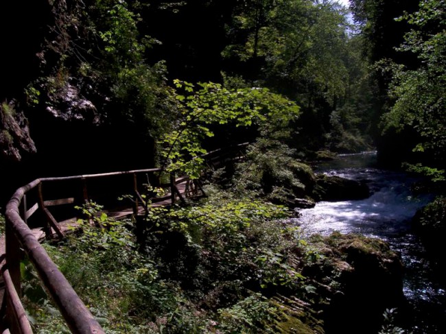 Soutěska Vintgar, Triglavký národní park, Slovinsko