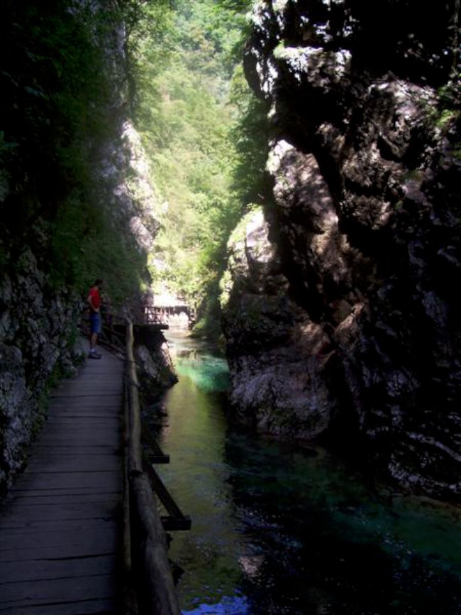 Soutěska Vintgar, Triglavký národní park, Slovinsko