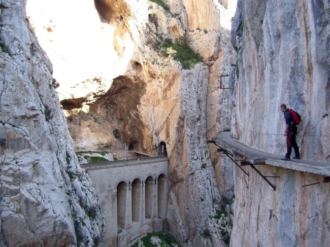 Caminito del Rey, El Chorro, Andalusie, Španělsko