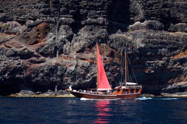 Trek soutěskou Masca, Los Gigantes, Tenerife, Kanárské ostrovy