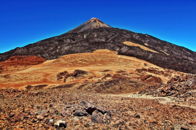 Výstup na sopku Pico de Teide, Tenerife, Kanárské ostrovy