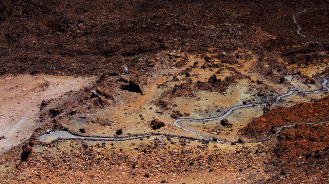 Výstup na sopku Pico de Teide, Tenerife, Kanárské ostrovy