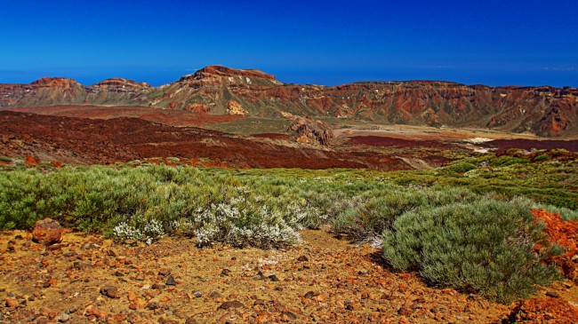 Výstup na sopku Pico Viejo, Tenerife, Kanárské ostrovy, Španělsko