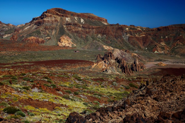 Výstup na sopku Pico Viejo, Tenerife, Kanárské ostrovy, Španělsko