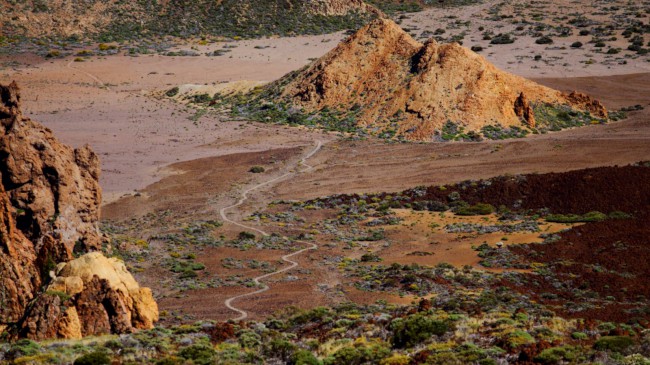 Výstup na sopku Pico Viejo, Tenerife, Kanárské ostrovy, Španělsko