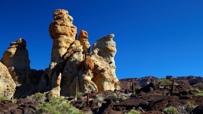 Výstup na sopku Pico Viejo, Tenerife, Kanárské ostrovy, Španělsko